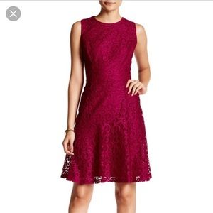 Nine West Sleeveless Lace Dress